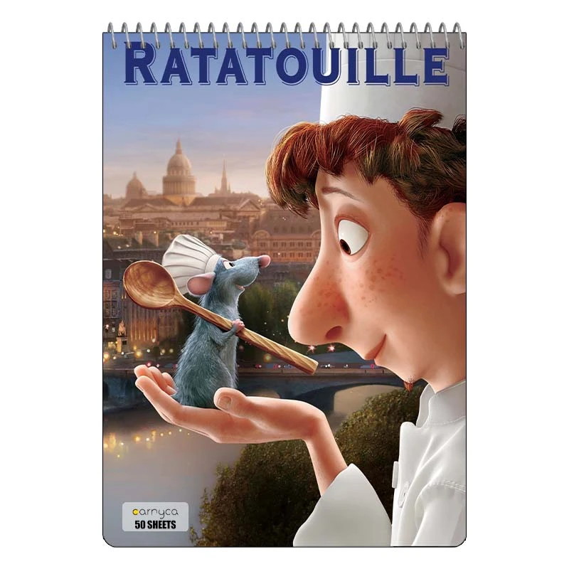 دفتر نقاشی 50 برگ سیمی کارنیکا طرح Ratatouille کد 53361
