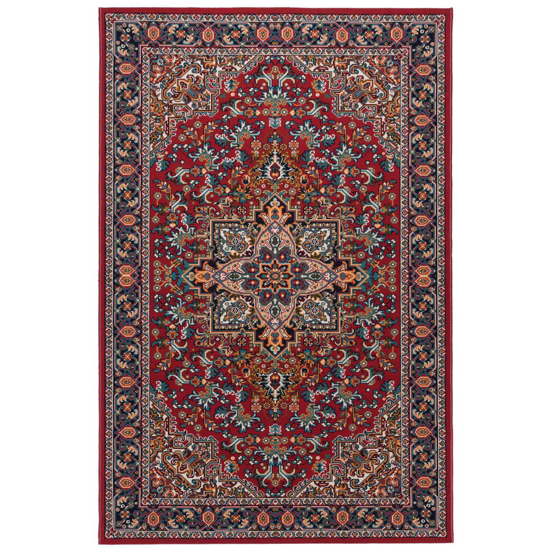 گلیم ماشینی دنیای فرش مدل هریس کد 418