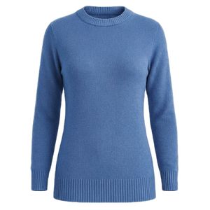 نقد و بررسی پلیور یقه گرد زنانه مدل بافت ساده کد P-G توسط خریداران