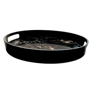 سینی دسته دار مدل سنگی سایز 30*30 سانتی متر