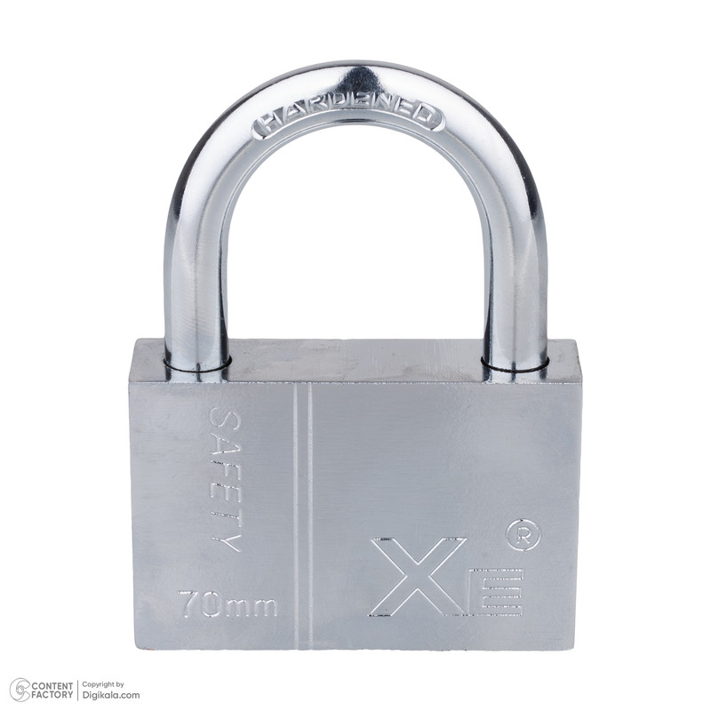 قفل آویز ایکس ای مدل 001 سایز 70 میلی متر