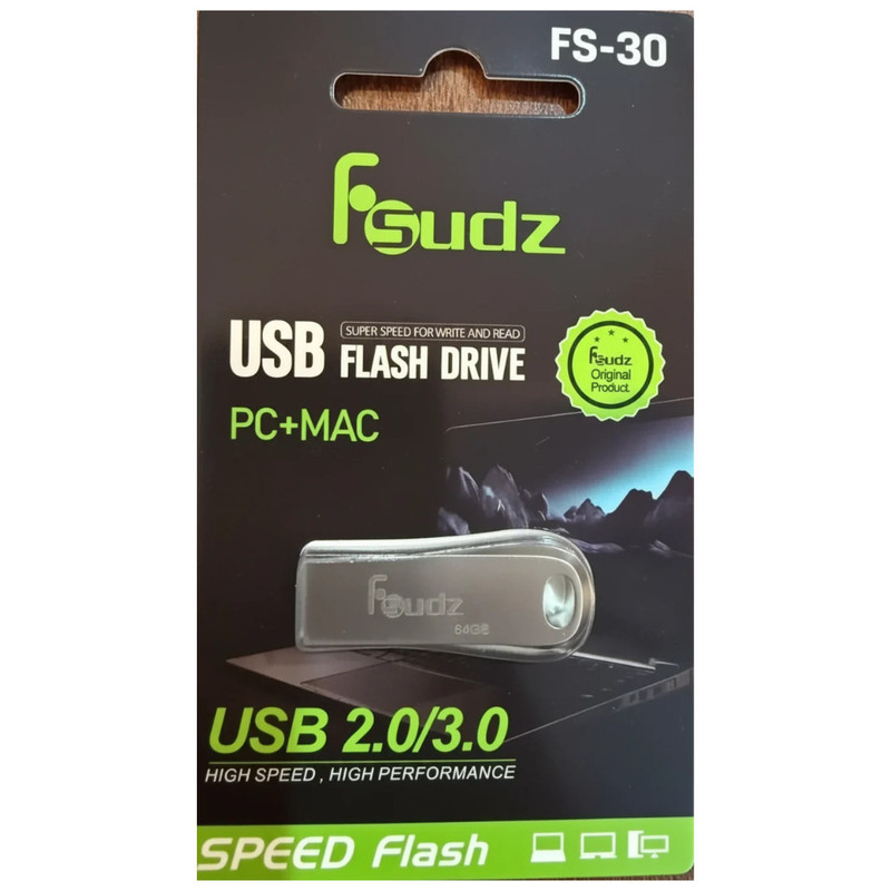 فلش مموری اف اس یو دی زد مدل FS-30 ظرفیت 64 گیگابایت با رابط USB.3