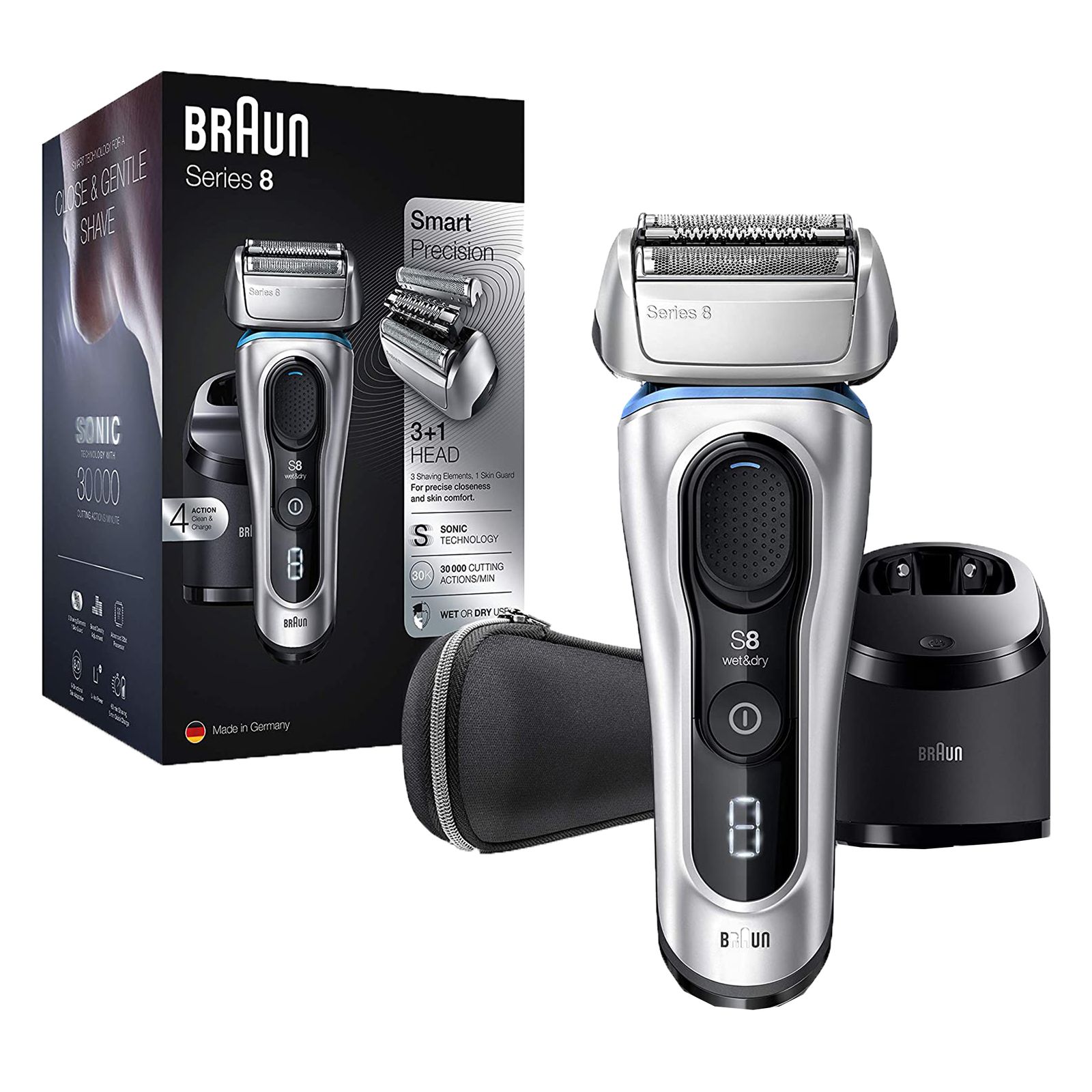 ماشین اصلاح موی صورت براون مدل 8390 cc -  - 6