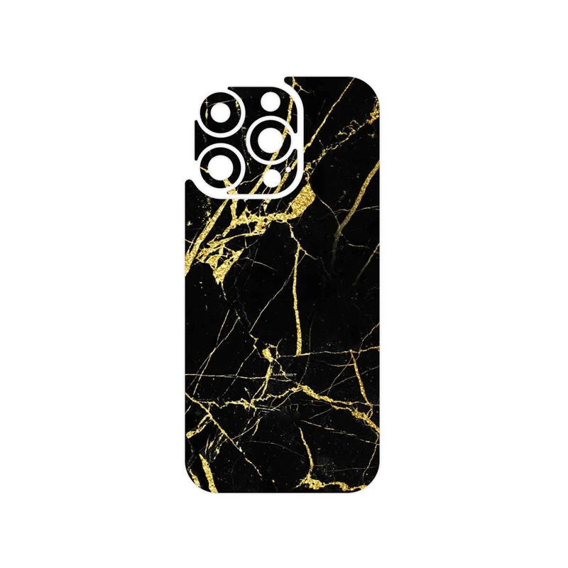 برچسب پوششی ماهوت مدل Graphite_Gold_Marble مناسب برای گوشی موبایل اپل iPhone 16 Pro
