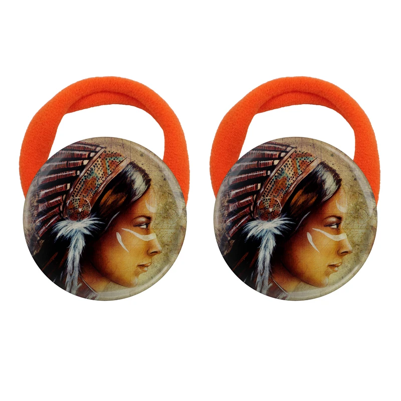 کش مو زنانه مدل زن سرخ پوست کد 1039 بسته دو عددی