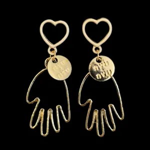 گوشواره میخی زنانه مدل قلب