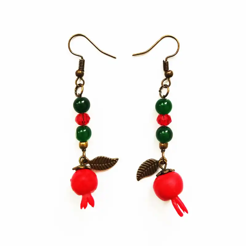 نیم ست زنانه طرح انار مدل یلدا 002