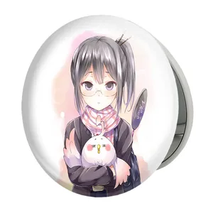 آینه جیبی خندالو طرح اساگیری و درا انیمه فروشگاه تاماکو Tamako Market مدل تاشو کد 22480 