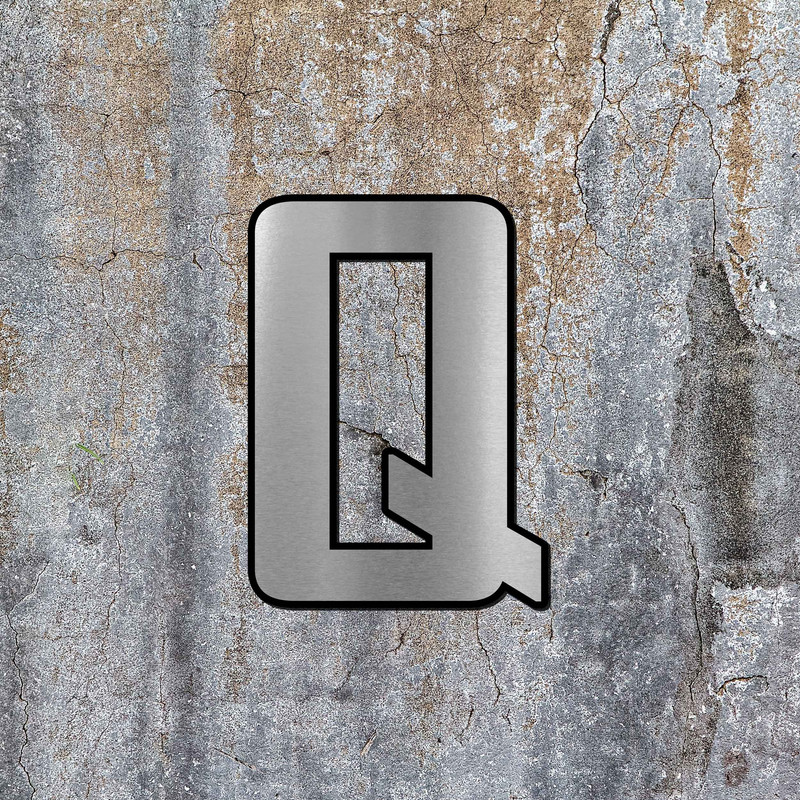 تابلو نشانگر طرح مستطیل مدل  تابلو راهنما  آژنگ  طرح حروف انگلیسی  کدQS-395