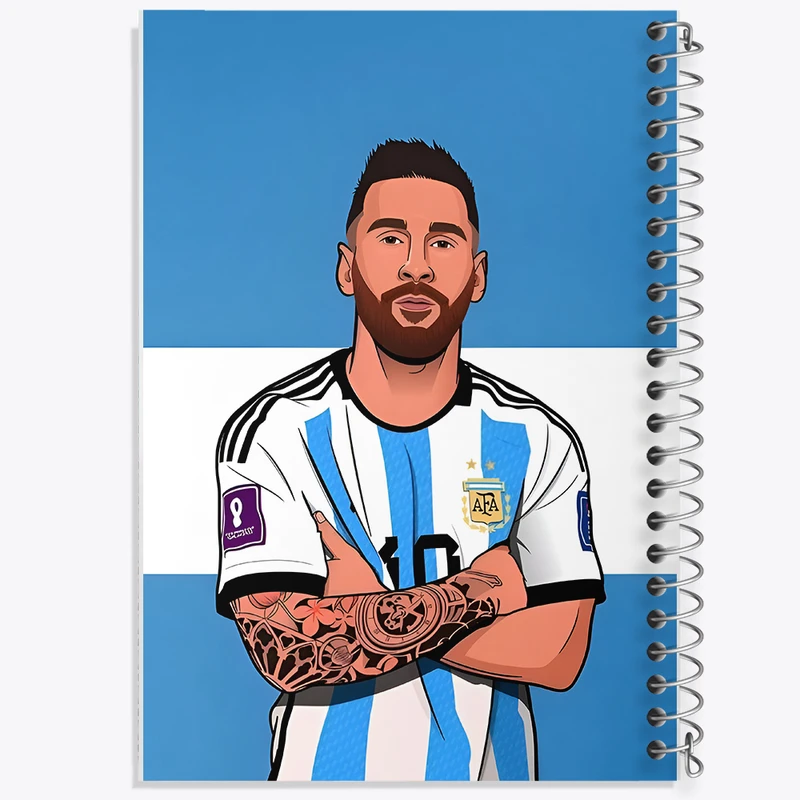 دفتر لیست خرید 50 برگ خندالو طرح لیونل مسی کد N4315