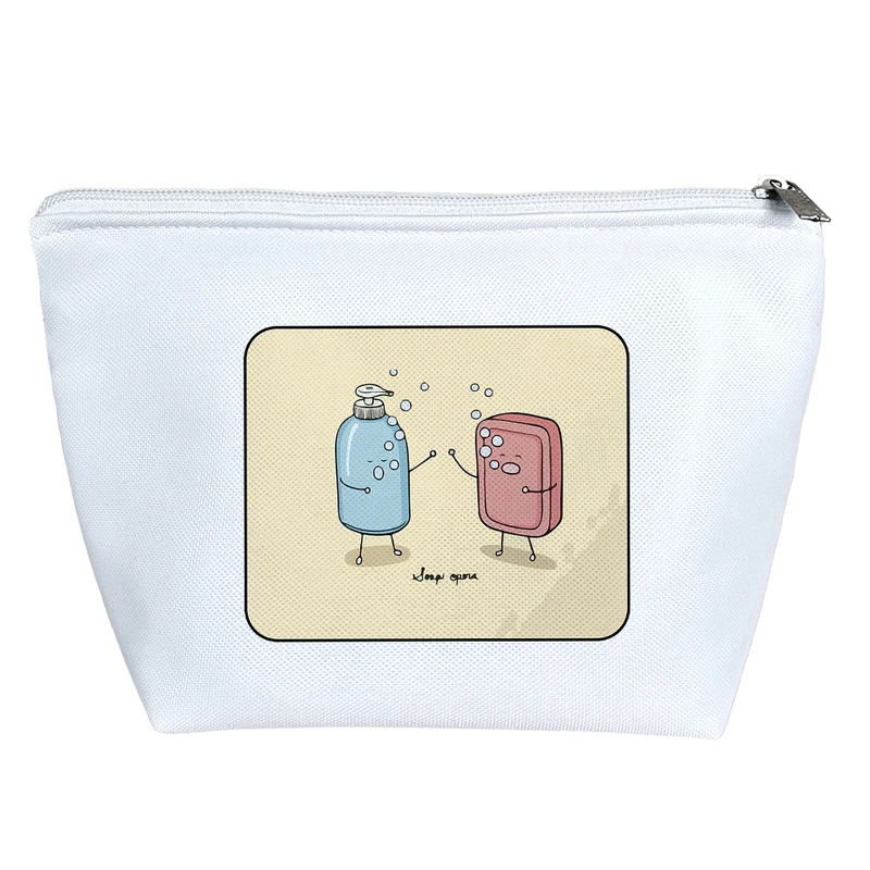 کیف لوازم آرایش دخترانه خندالو مدل صابون و مایع کد 8889