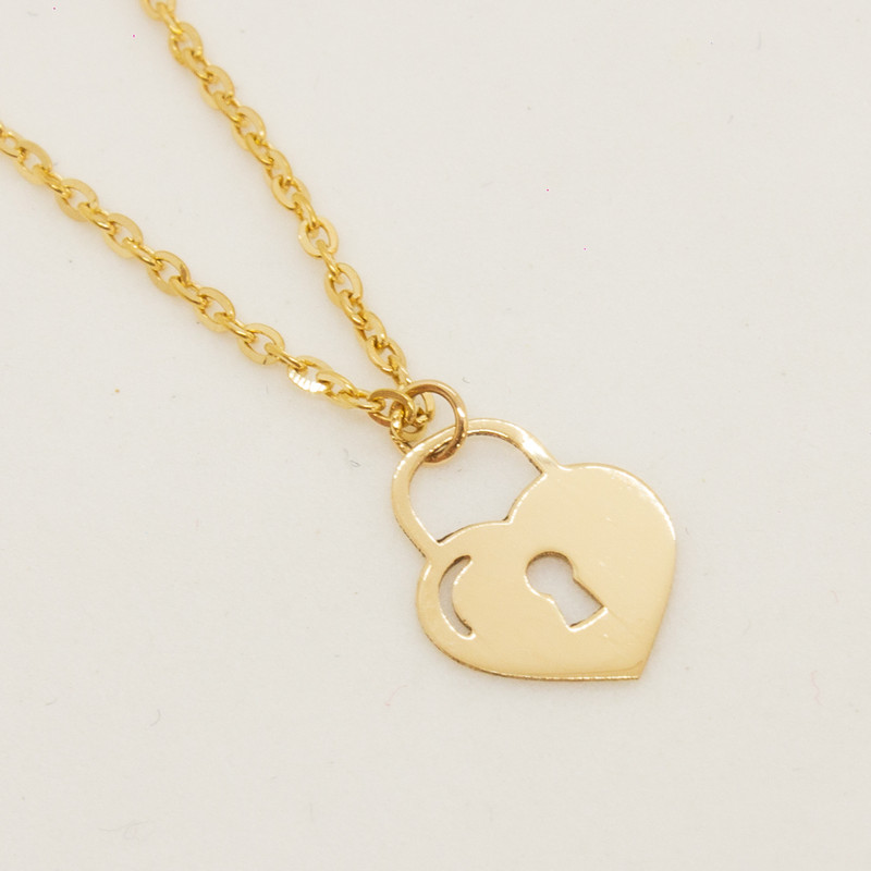 آویز ساعت طلا 18 عیار زنانه مدل قفل D0024