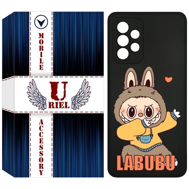 کاور یوریل مدل KSH کد 104 طرح عروسک لبوبو مناسب برای گوشی موبایل سامسونگ Galaxy A72