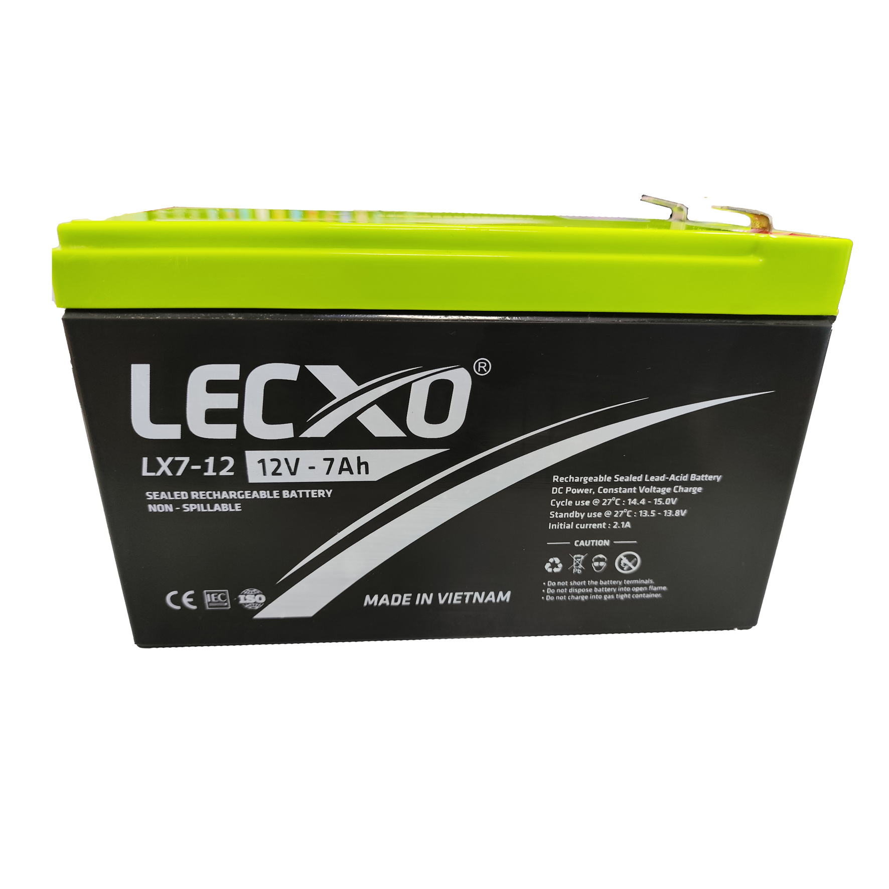 باتری UPS با ولتاژ 12 ولت و شدت جریان 7 آمپرساعت مدل 12V7AH