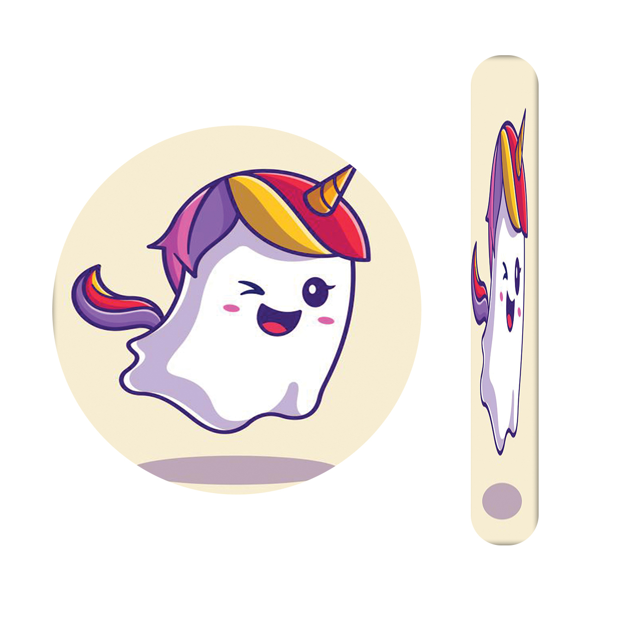 سوهان ناخن مندیکس مدل یونیکورن کد 539 به همراه آینه جیبی