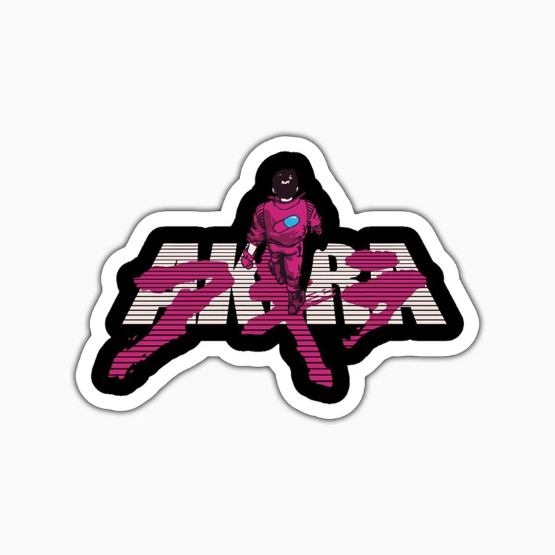 استیکر لپ تاپ و موبایل بووم طرح انیمه Akira کد PS102