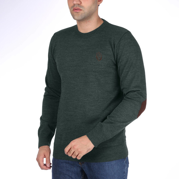 پلیور مردانه تریکو پاییزان مدل PR700 ملانژ