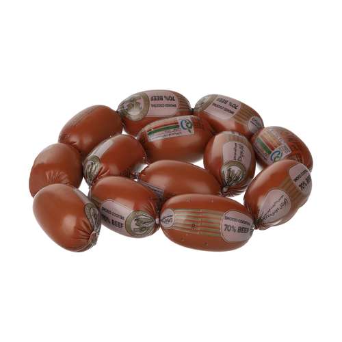 کوکتل دودی 70 درصد گوشت قرمز آرزومان - 1000 گرم 