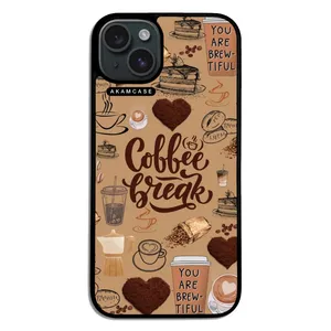 AKAM AMC-WA15PLUS-COFFEE-18 Cover For Apple iPhone 15 Plus