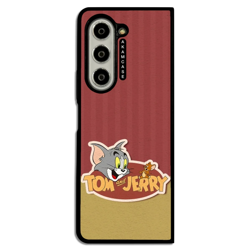 کاور آکام مدل AMC-WSGZFOLD5-TOM & JERRY14 مناسب برای گوشی موبایل سامسونگ Galaxy Z Fold 5