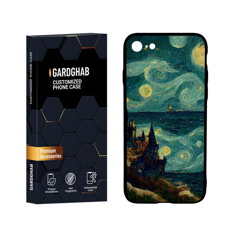 کاور گارد قاب مدل هنری مناسب برای گوشی موبایل اپل iPhone 7 / 8 / SE 2020 / SE 2022