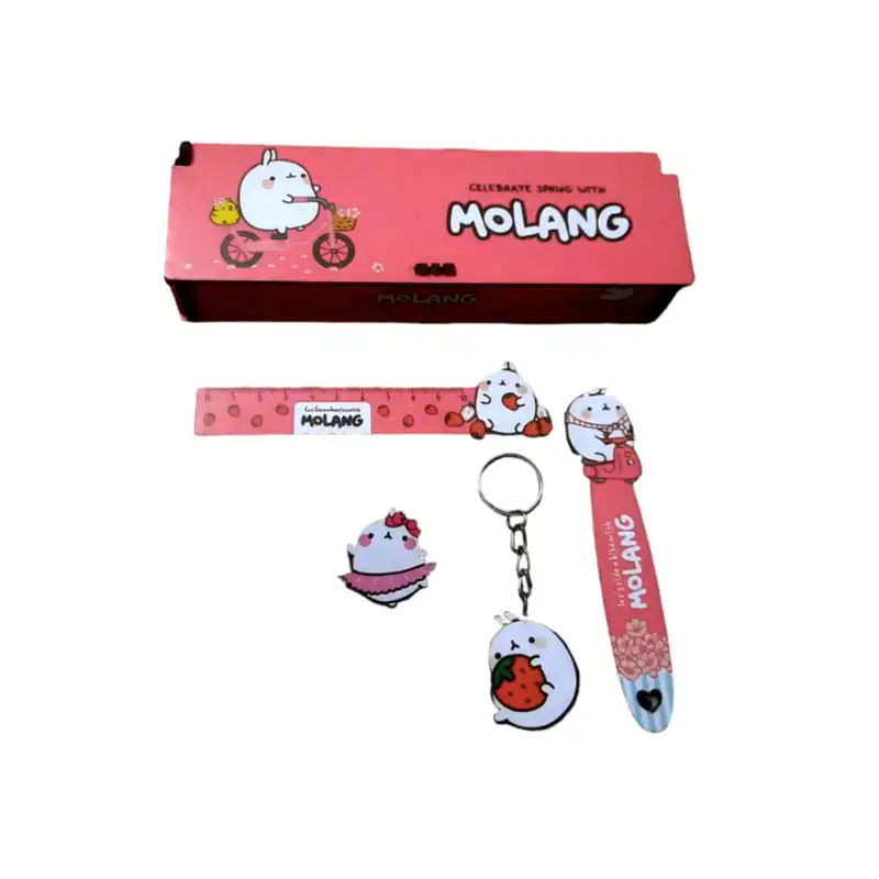 بسته لوازم التحریر طرح مولانگ مجموعه 5 عددی