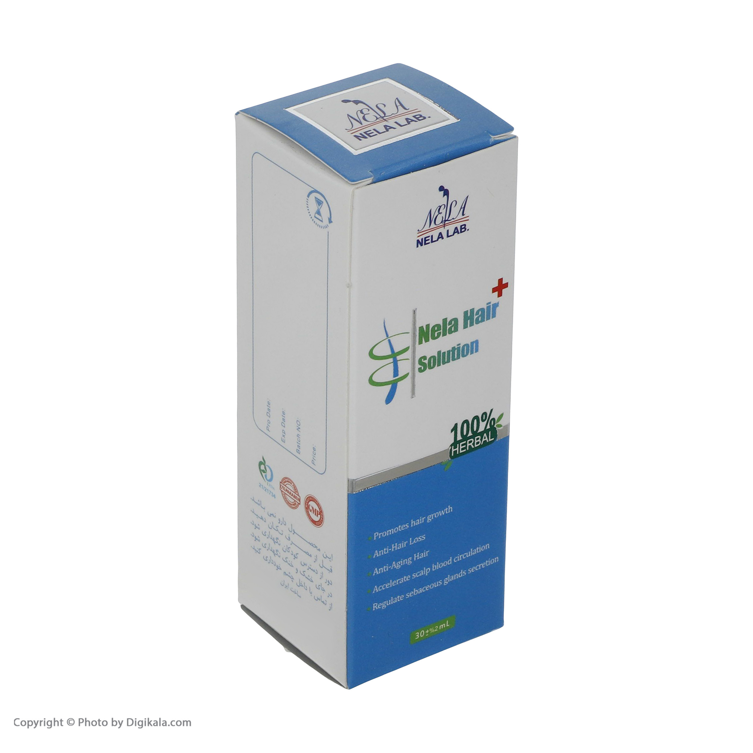 محلول تقویت کننده مو نلاهیر لابراتوار نلا کد 01 حجم 30 میلی لیتر محلول تقویت کننده مو نلاهیر لابراتوار نلا کد 01 حجم 30 میلی لیتر