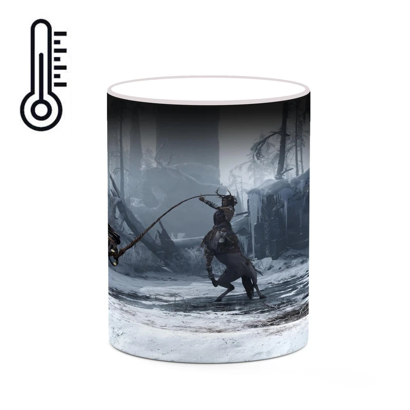 ماگ حرارتی کاکتی طرح گاد آف وار God Of War مدل mgh40518