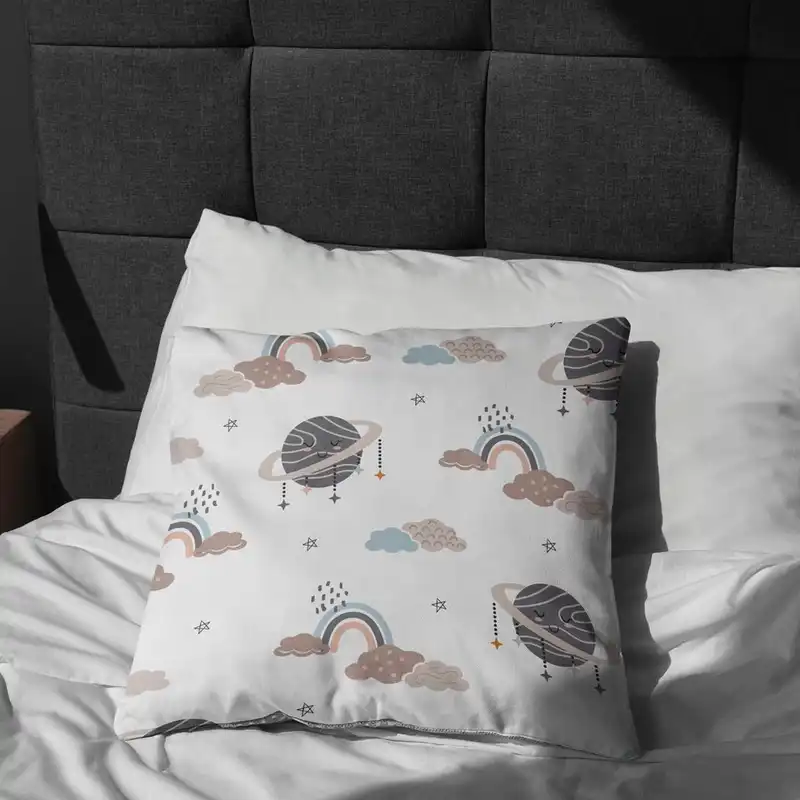 پارچه ملحفه پارچه باما مدل مخمل طرح ماه کد 5011426