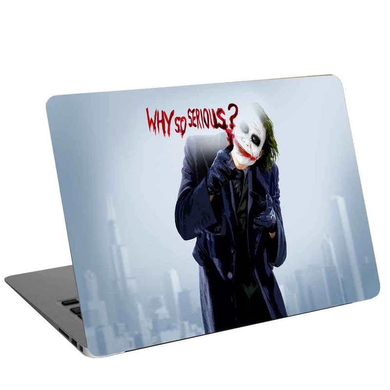 استیکر لپ تاپ طرح joker WHY SO SERIOUS کد cl-335مناسب برای لپ تاپ 15.6 اینچ