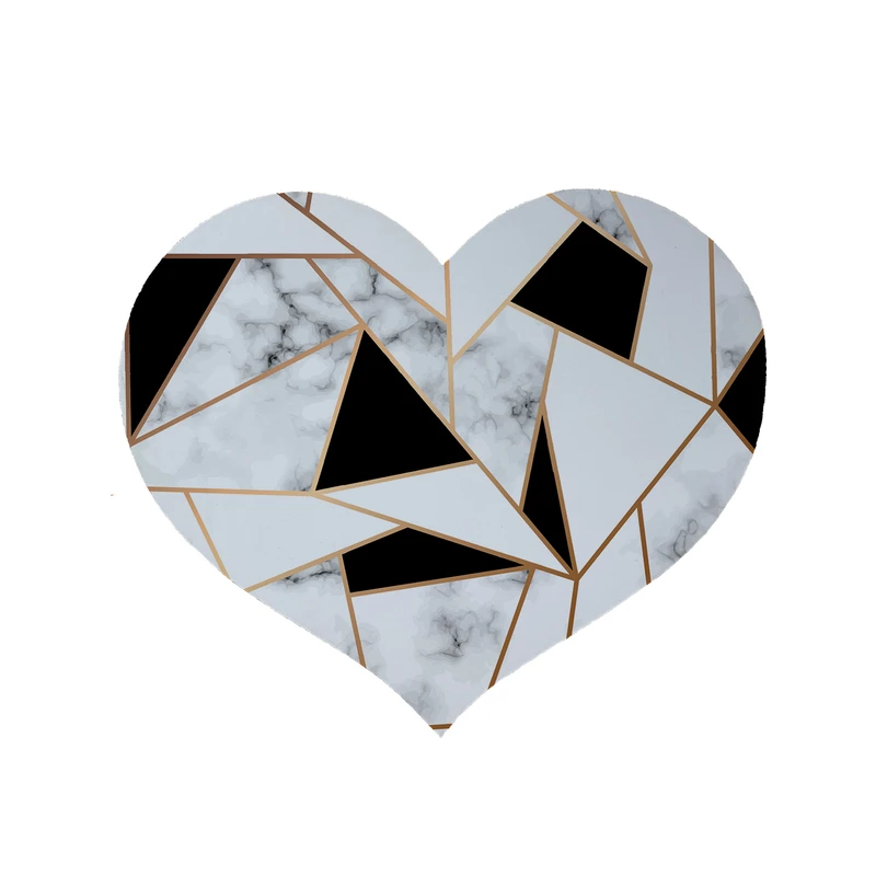  پادری مدل قلب طرح فانتزی کد 8634 سایز 90x90 سانتی متر