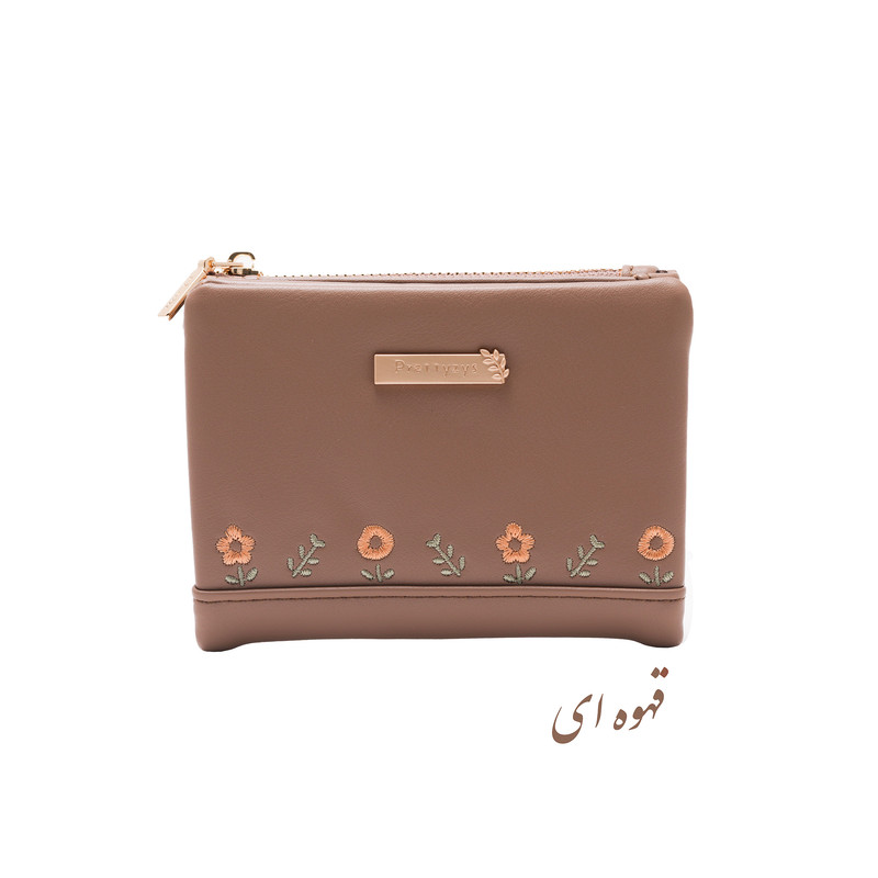 کیف پول زنانه پرتیزس مدل گلدار کد 2020038