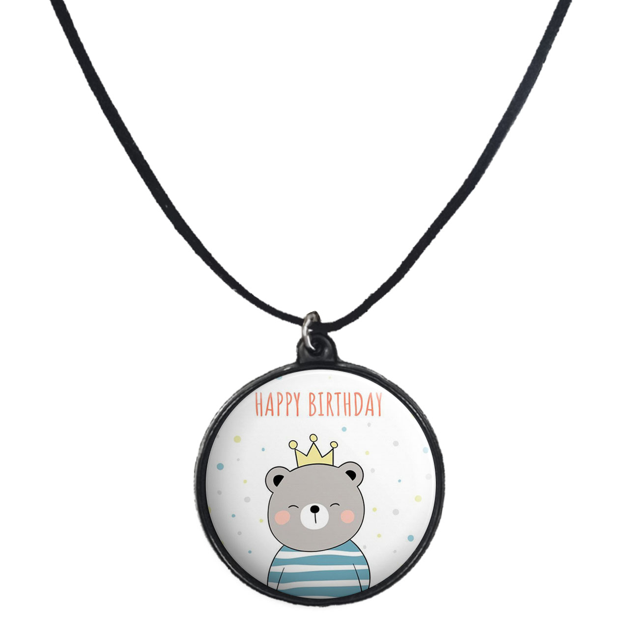 گردنبند پرمانه طرح تولد کد pmb.25820 مدل دو طرفه