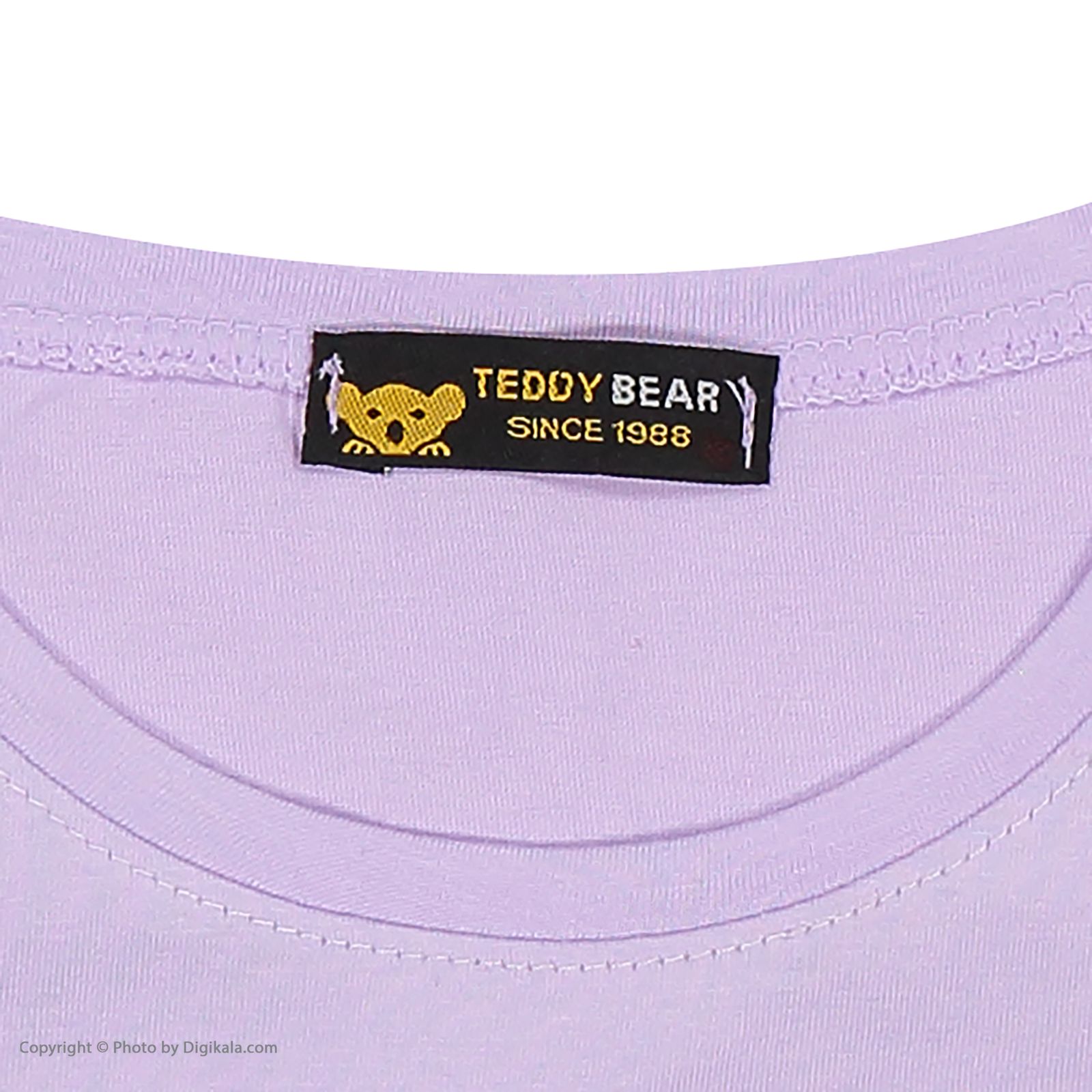 ست تی شرت آستین کوتاه و شلوارک دخترانه خرس کوچولو مدل 2011311-67 -  - 5