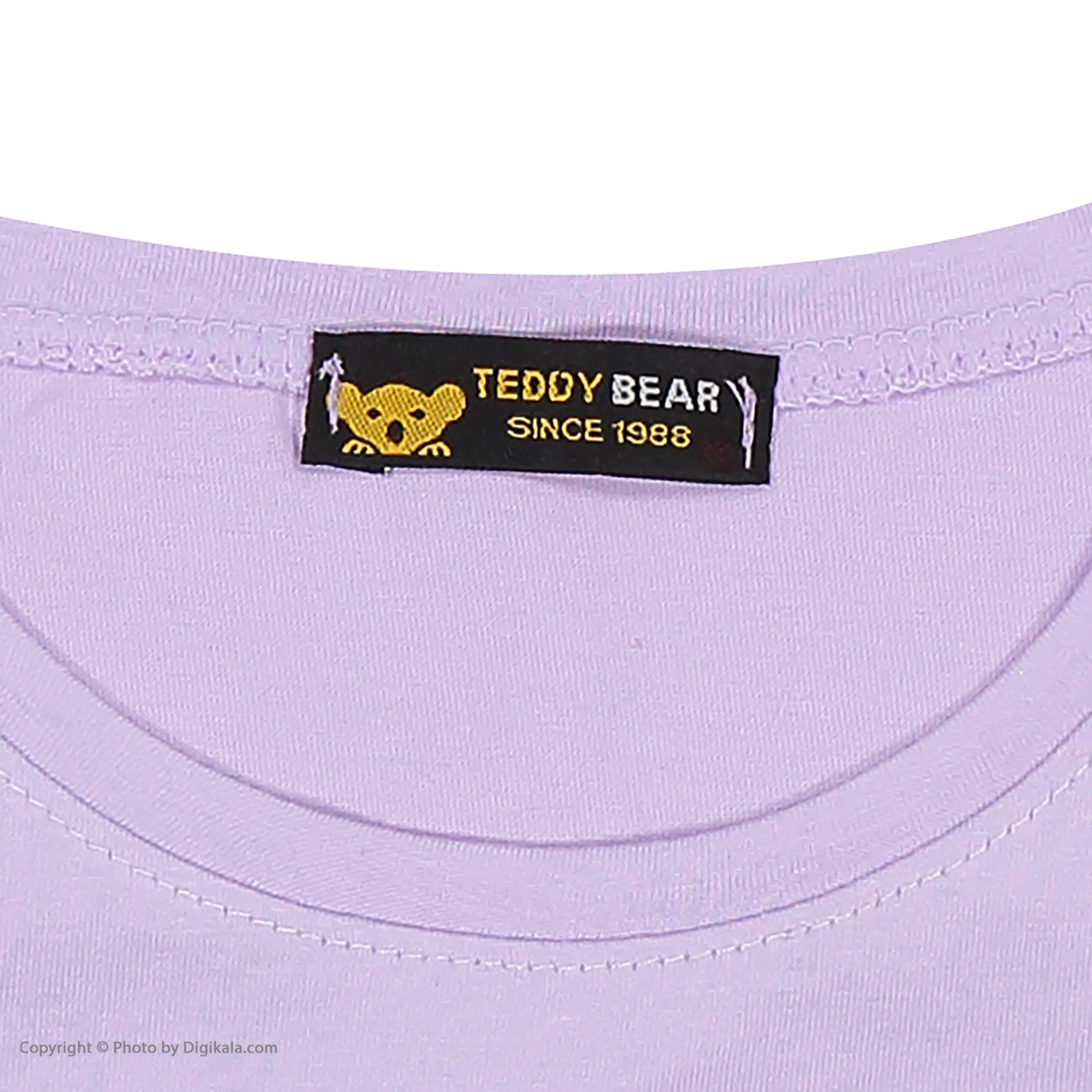 ست تی شرت آستین کوتاه و شلوارک دخترانه خرس کوچولو مدل 2011311-67 -  - 5