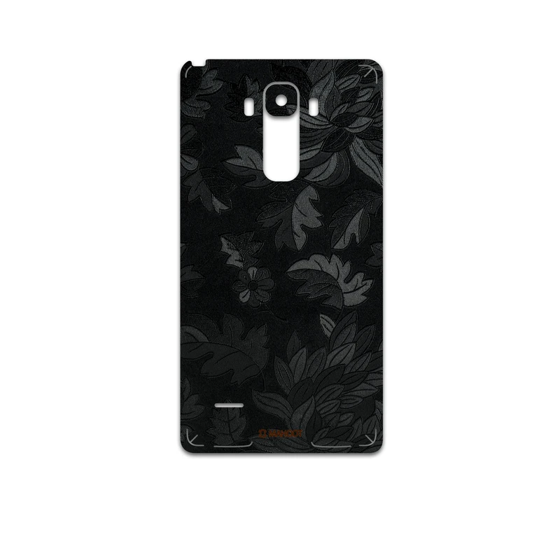 برچسب پوششی ماهوت مدل Black-Wildflower مناسب برای گوشی موبایل ال جی G4 Stylus