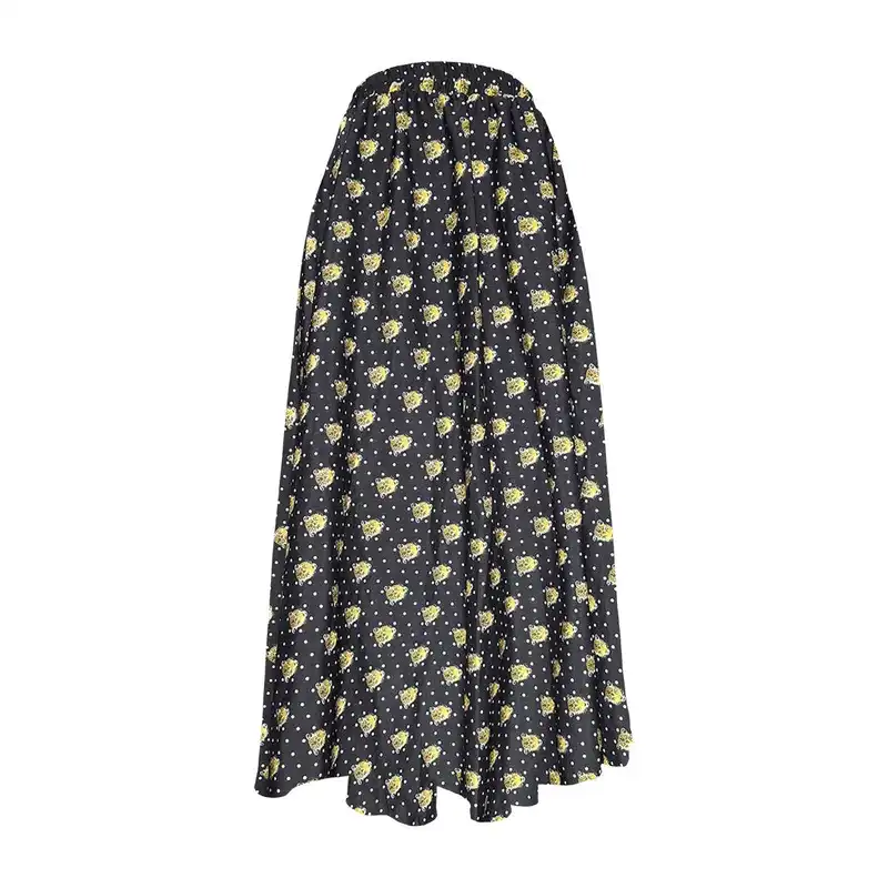 دامن کلوش زنانه مدل E7 رنگ مشکی