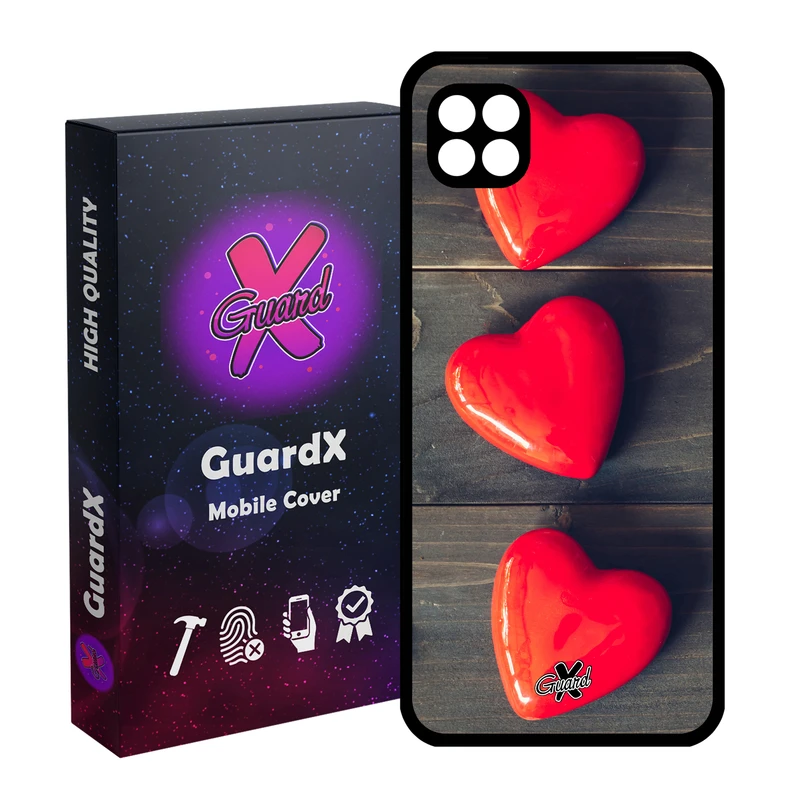 کاور گارد ایکس طرح Love مدل Glass10181 مناسب برای گوشی موبایل سامسونگ Galaxy A22 5G