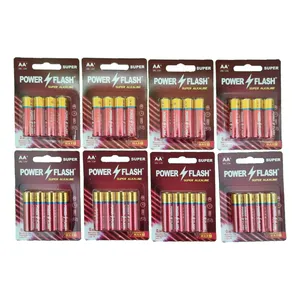 باتری قلمی پاورفلش مدل سوپر آلکالاین بسته ۳۲عددی