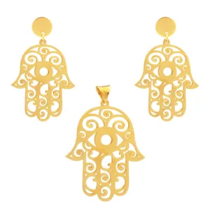 نیم ست طلا 18 عیار زنانه سهی مدل دست SS06