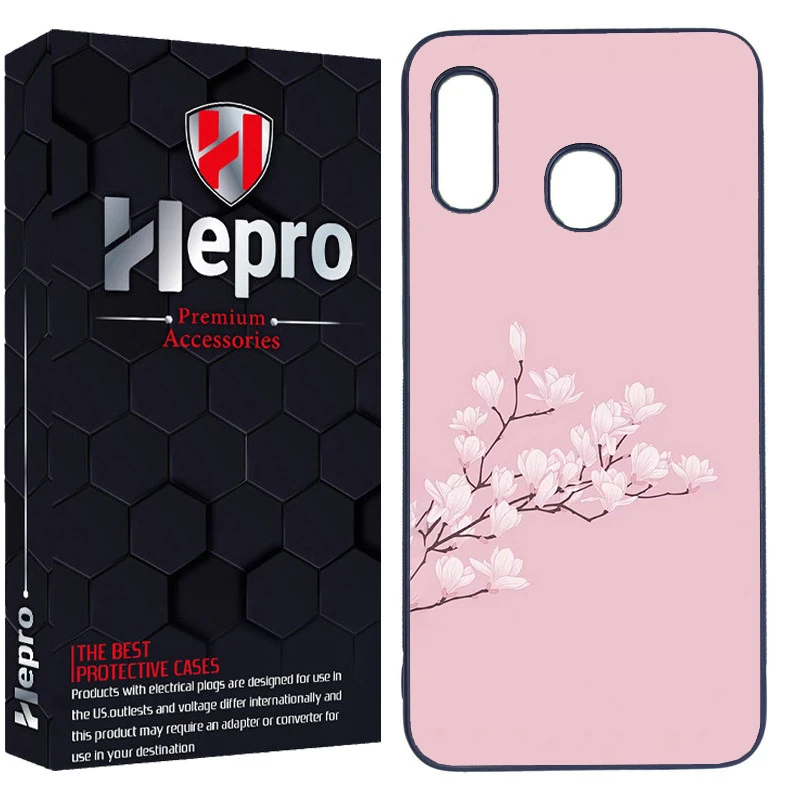 کاور هپرو طرح شکوفه کد Dimo-888 مناسب برای گوشی موبایل سامسونگ Galaxy A20/A30