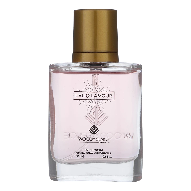 عطر جیبی زنانه وودی سنس مدل LALIQ LAMOUR حجم 30 میلی‌لیتر