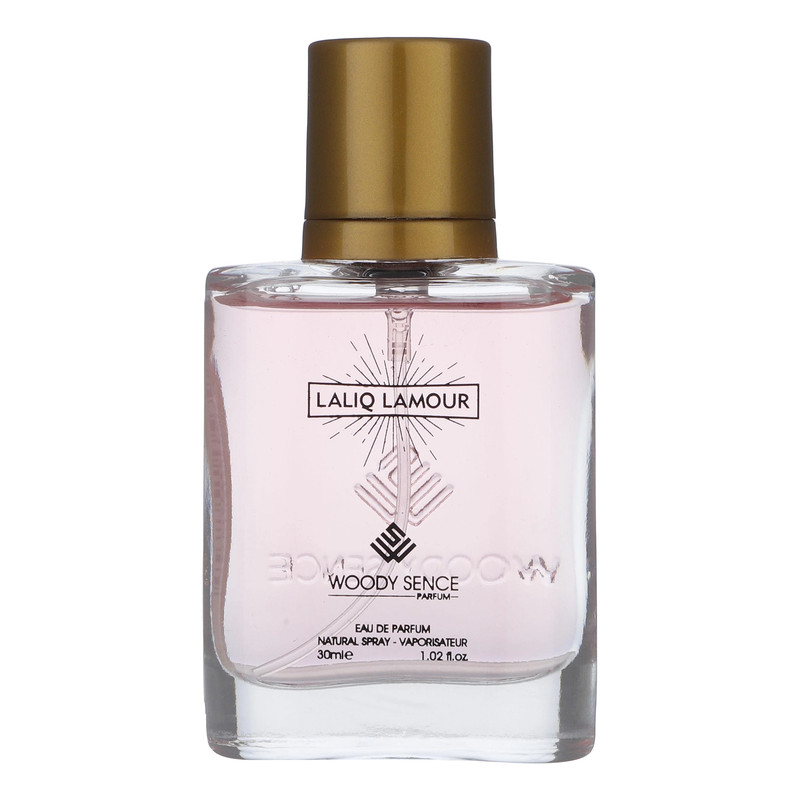 عطر جیبی زنانه وودی سنس مدل LALIQ LAMOUR حجم 30 میلی‌لیتر
