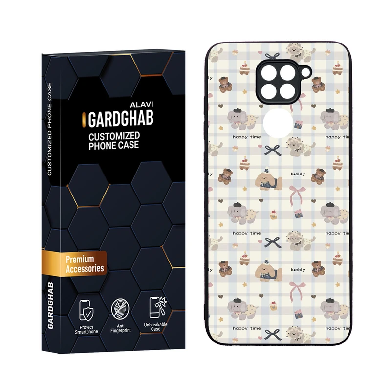 کاور گارد قاب مدل دورژله ای فانتزی مناسب برای گوشی موبایل شیائومی Redmi Note 9