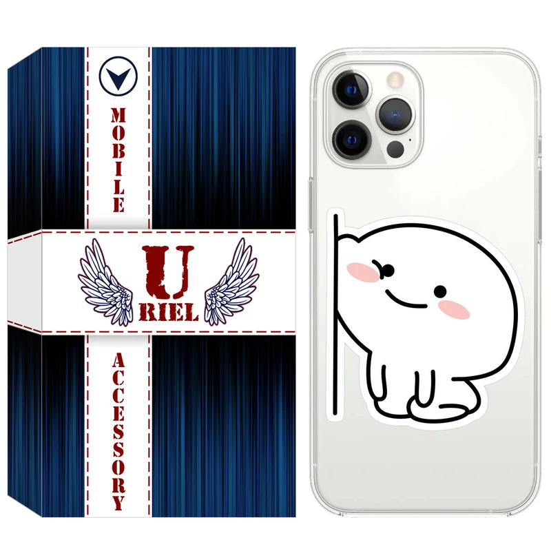 کاور یوریل مدل Clear کد 93 طرح لوس مناسب برای گوشی موبایل اپل iPhone 13 Pro Max