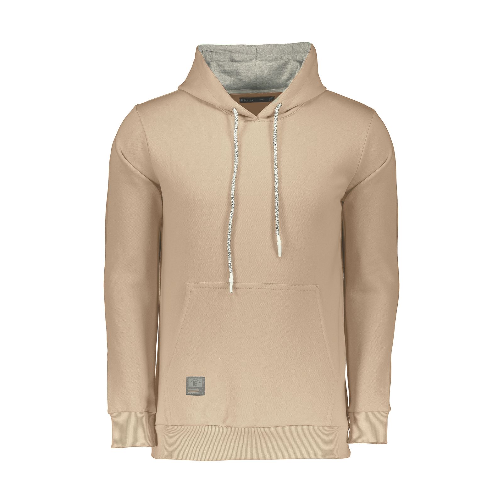هودی مردانه باینت کد 606-17 رنگ کرم -  - 3