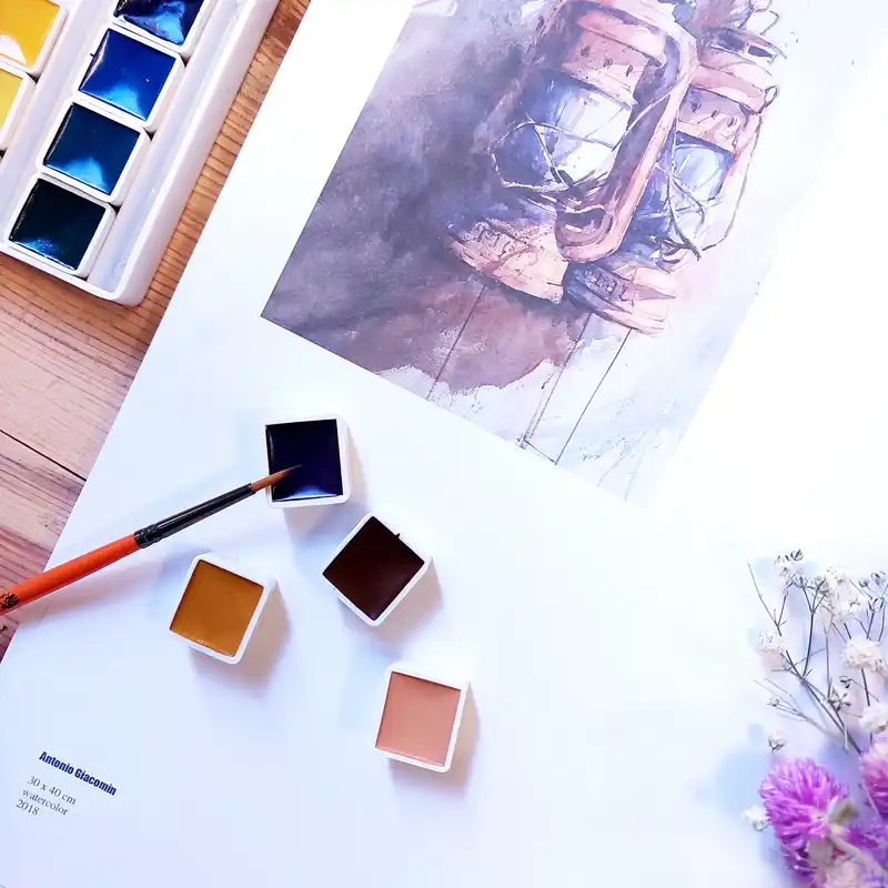 آبرنگ 24 رنگ افرا مدل Student