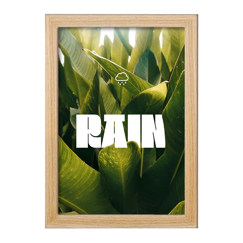 تابلو خندالو مدل باران (Rain) کد F10789