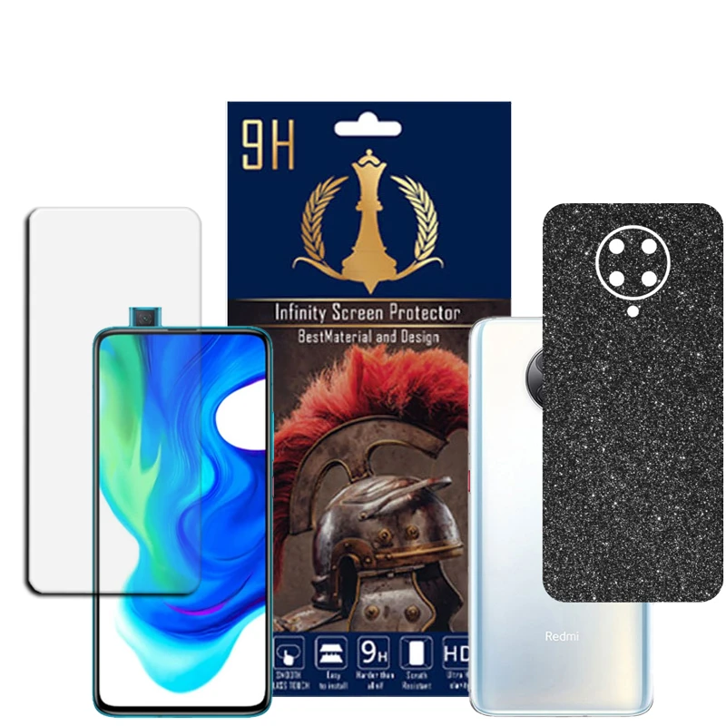 برچسب پوششی اینفینیتی مدل PRO MAX مناسب برای گوشی موبایل شیائومی REDMI K30 PRO / REDMI K30 ULTRA به همراه محافظ صفحه نمایش