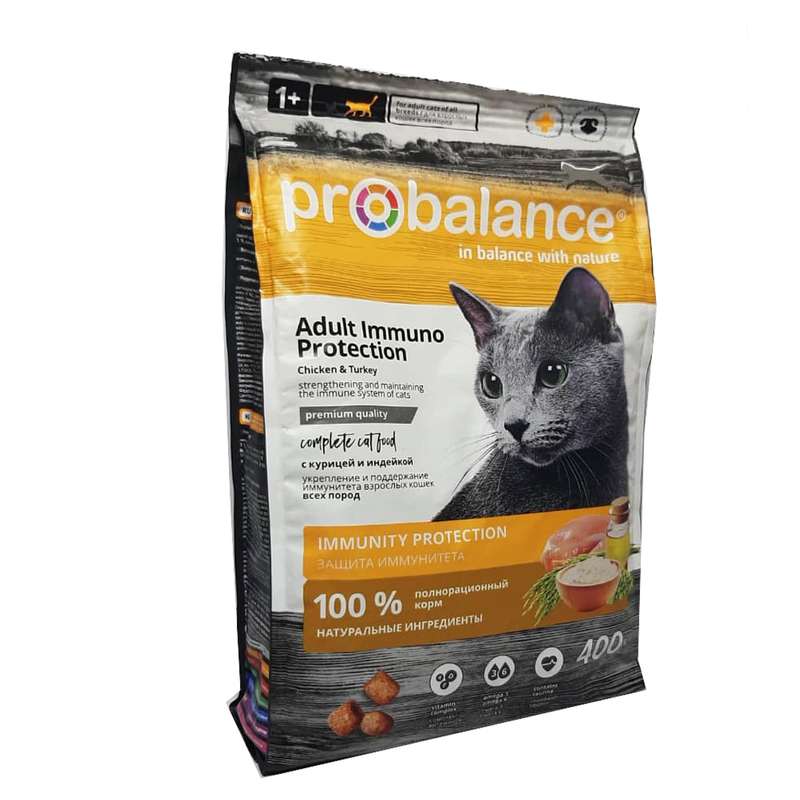 غذای خشک گربه پروبالانس مدل ادالت وزن 400گرم